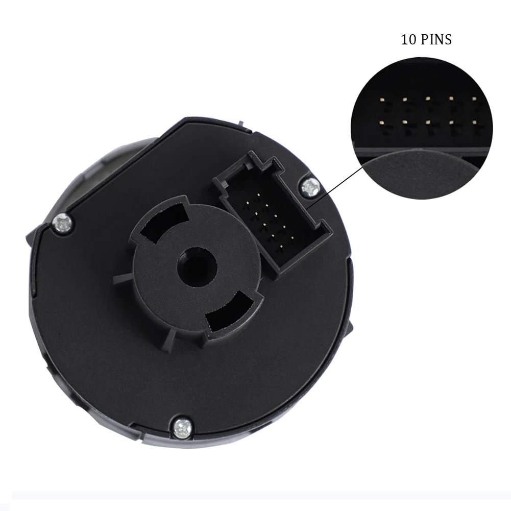 Compatible Headlight Control Switch Fog Light Knob for Golf MK5 MK6 B6 5 6 1K0941431BB
