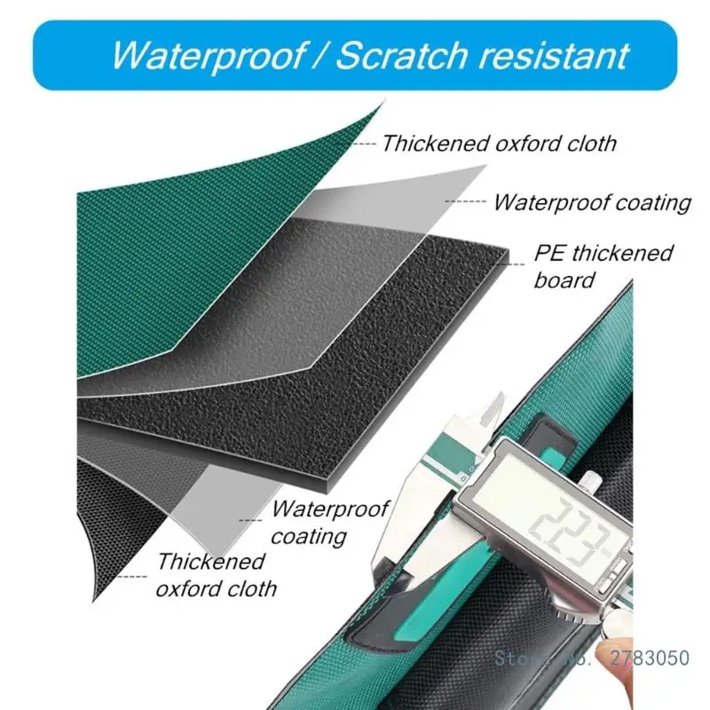 Bolsa ferramentas 16/18 polegadas, bolsa armazenamento ferramentas pesadas, capacidade, bolsa para