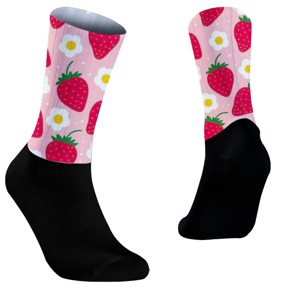 Chaussettes de cyclisme Harajuku, bas absorbant la sueur, chaussettes longues toutes saisons, accessoires pour cadeau d'anniversaire unisexe, nouveau