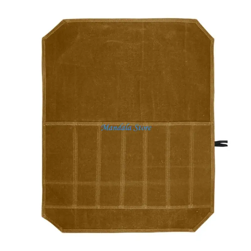 U2JC Precise Fine Thread Storage Bag Wear-resistant Durable 7 Knife Slots Wet Wax