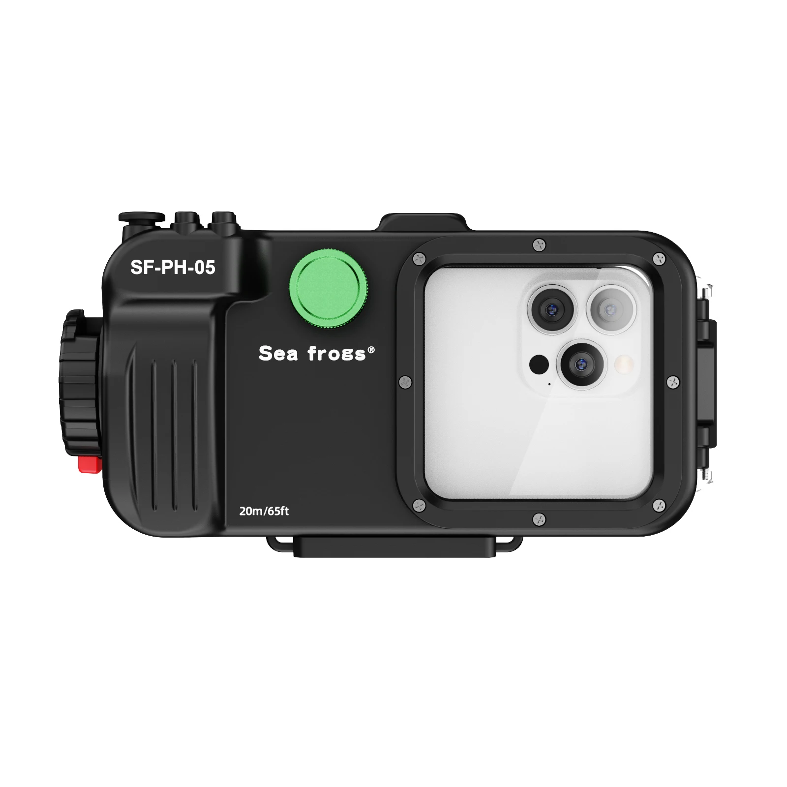 Seafrogs 20Meter General Mobile Phone Waterproof Case Durable Protection for Your Phone(Comes with a complimentary red filter)