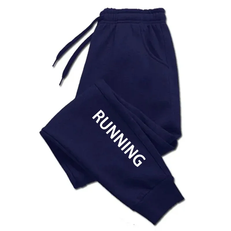 

Letter PrintingCasual Trousers Fitness Autumn Winter Men's Solid Sweatpants Running Pants Joggers Sport Gym Clothing Breathable