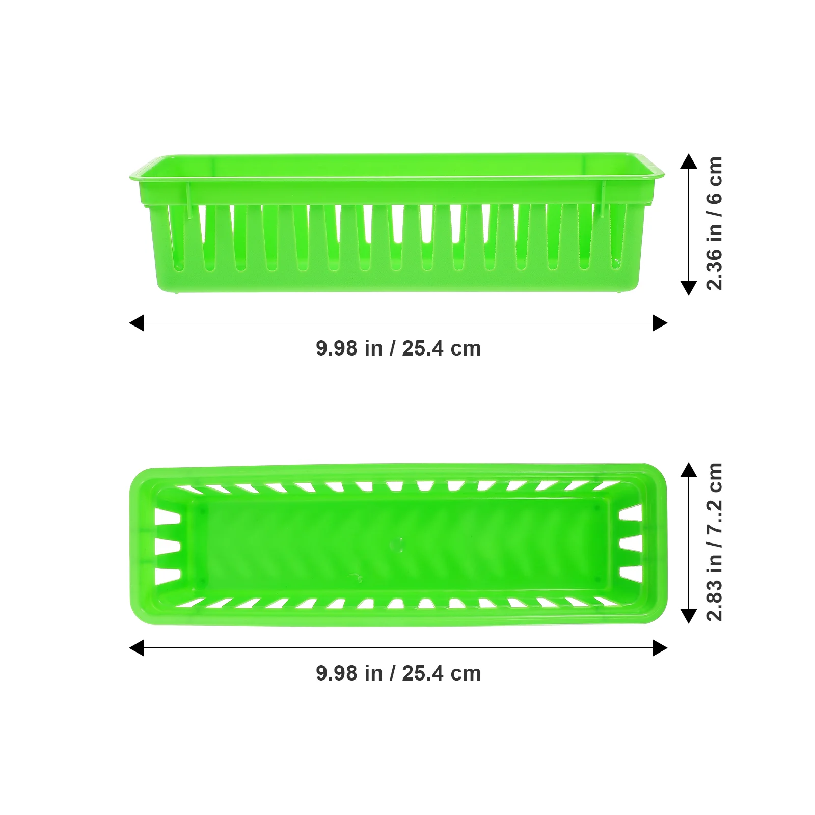 Imagem -04 - Plastic Desk Pencil Holder Colorido Papelaria Cesta Armazenamento Gaveta Cestas para Bandeja Recipiente Aula Suprimentos Pcs