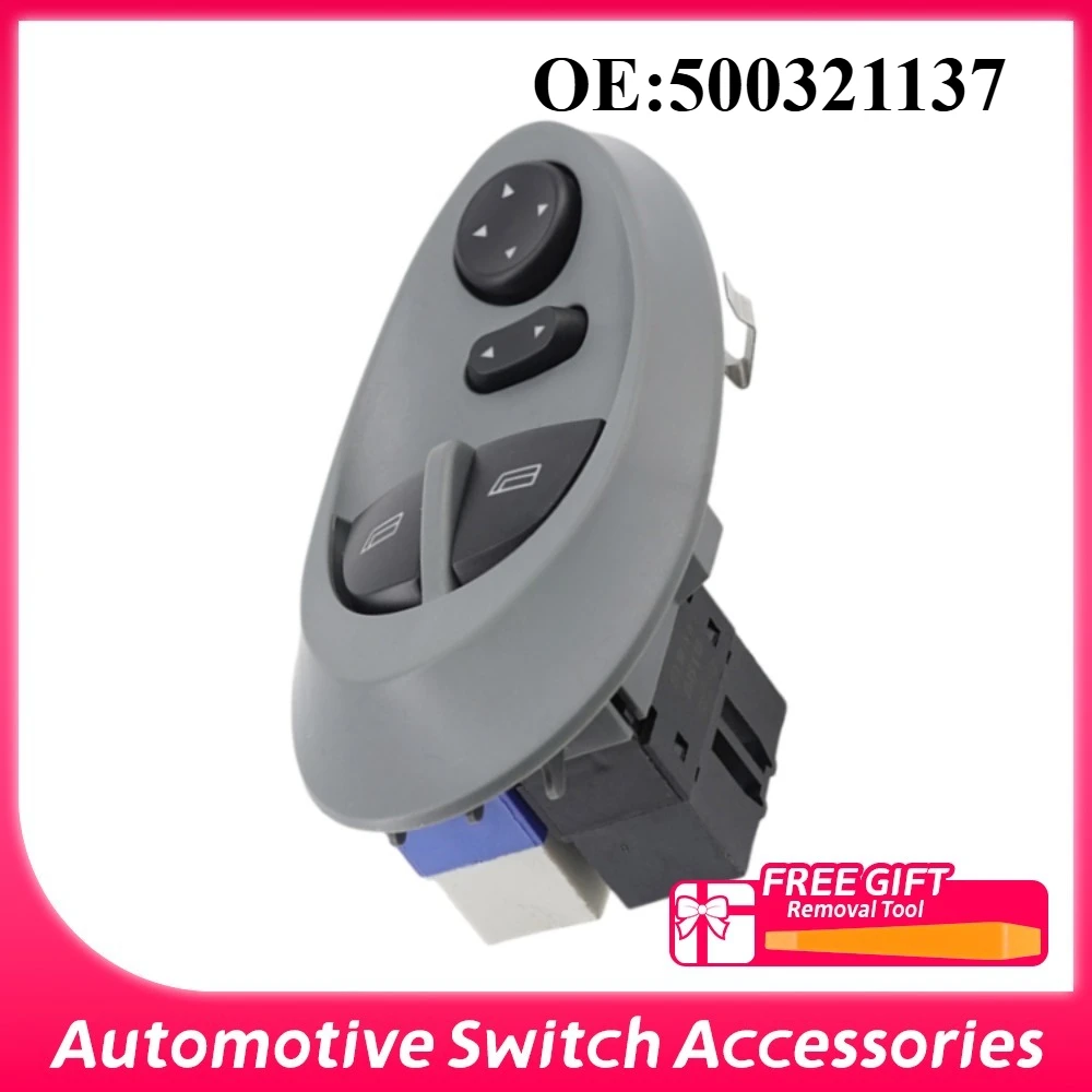500321137 For Iveco Daily MKII 1999 - 2006 Truck Electric Window Mirror Regulator Control Switch Button Car Accessories