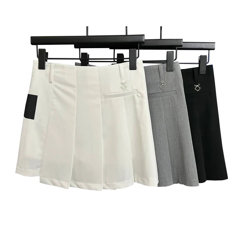 Spring/Summer New Women's Golf Outdoor Quick drying Sports Shorts Inner Interlining Skirt Lady Slim fit Irregular Ruffle Skirt