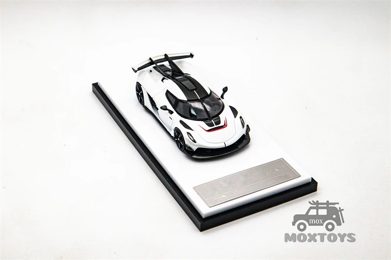 HKM & BSC 1:64 Jesko Pearl White limited400 Diecast Model Car