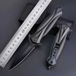 Outdoor Self-Defense Folding Knife High Hardness Carry Sharp Stainless Steel Knife Field Camping Survival Fruit Knife