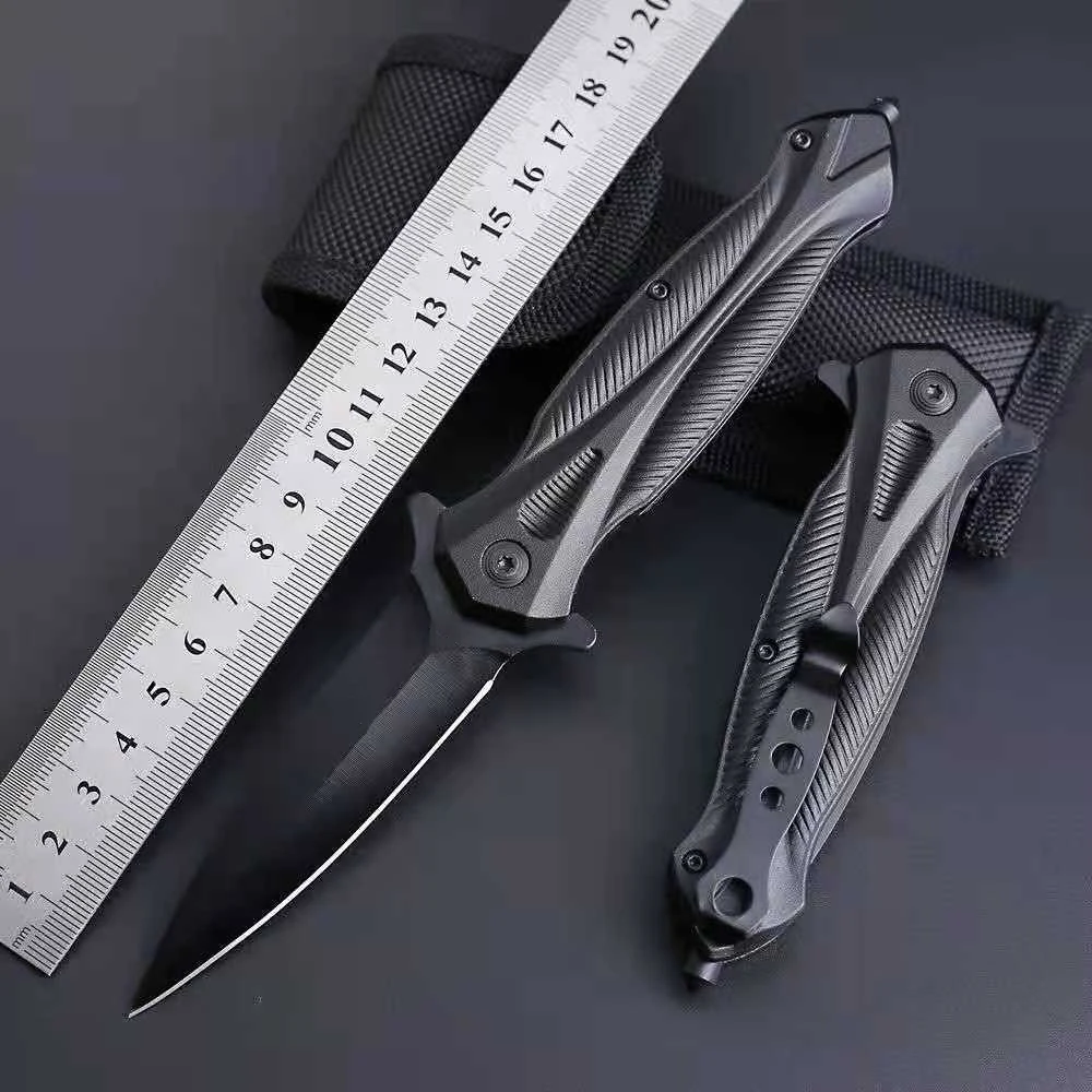 Outdoor Self-Defense Folding Knife High Hardness Carry Sharp Stainless Steel Knife Field Camping Survival Fruit Knife