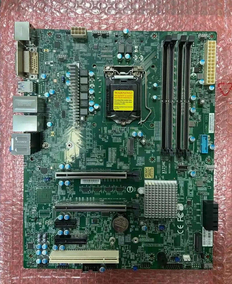 

x12sae для Supermicro Single Socket LGA-1200, материнская плата 10-го поколения Core i9 i7 i5 i3 DDR4 SATA3 (6 Гбит/с), порт DP