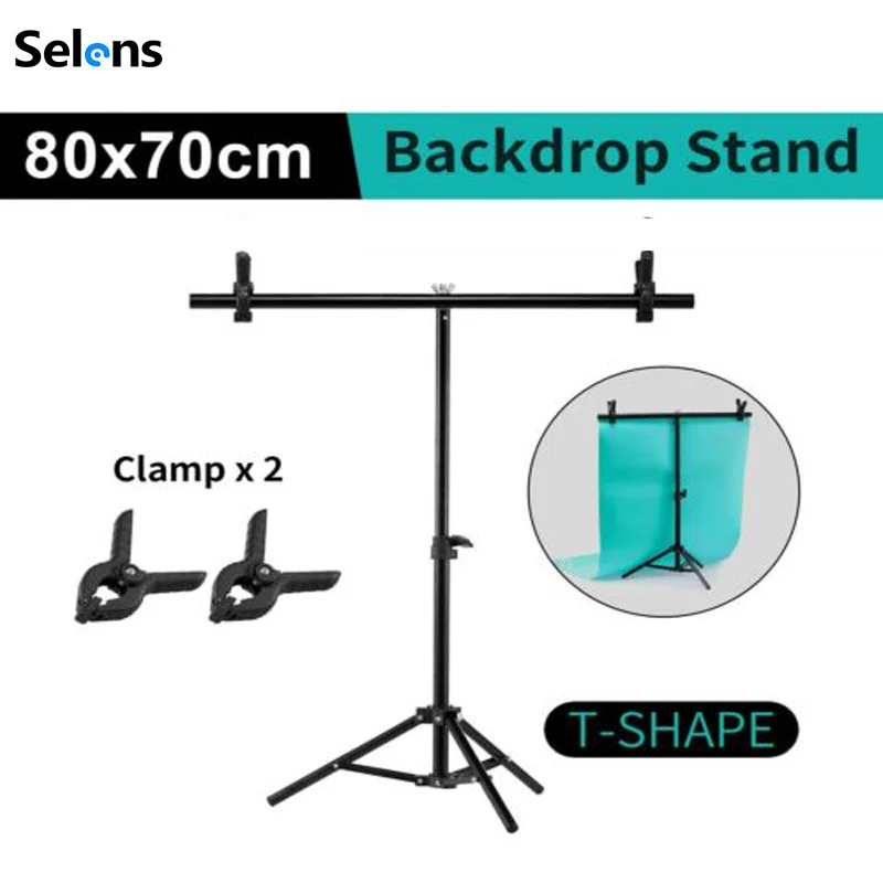 Подставка для фотографий Selens 30 дюймов T-образная система поддержки подставки держатель для комплектов фотостудии кронштейн на задний план 각각각각