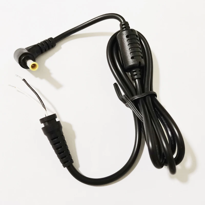 NCHTEK DC 5.0*3.0mm Male Plug Right Angled Connector Cable For Samsung Laptop / Notebook, 5.0/3.0 with pin / 1PCS