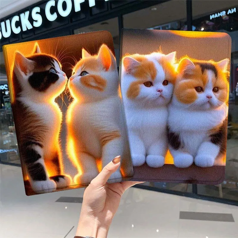 

Sunset Cute Cat Art Popular For Samsung Galaxy Tab A7 A A8 A9 A11 S6 S11 10.1 10.4 10.5 Inch Lite PLus Soft Tablet Case Gift