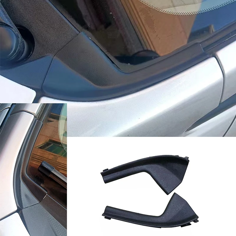 Left and Right Car Front Windshield Wiper Side Trim Cover Water Deflector AU05- Nissan Tiida Old Model 66895-ED50A 66894-ED500