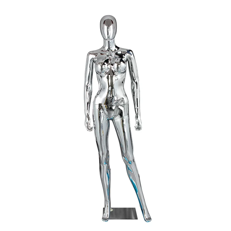 Mannequin Femme Grand Bonnet en Chrome 9