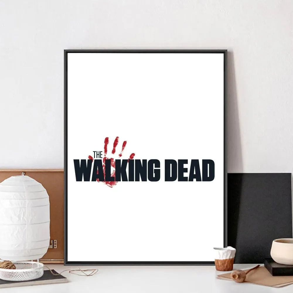 The Walking Dead Print Art Canvas Poster No Framed Poster Kraft Club Bar Paper Vintage Wall Art Painting Bedroom Study Stickers