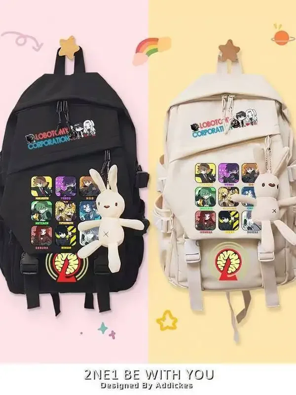 New Anime Lobotomy Corporation Schoolbag Backpack High-capacity Shoulder Bag Cosplay Student Teenage Gift