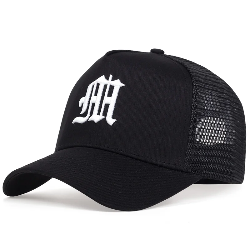 New Fashion Letter Baseball Cap Women Men Breathable Hip Hop Hats Summer Casual Mesh Caps Unisex cotton Snapback Caps gorras