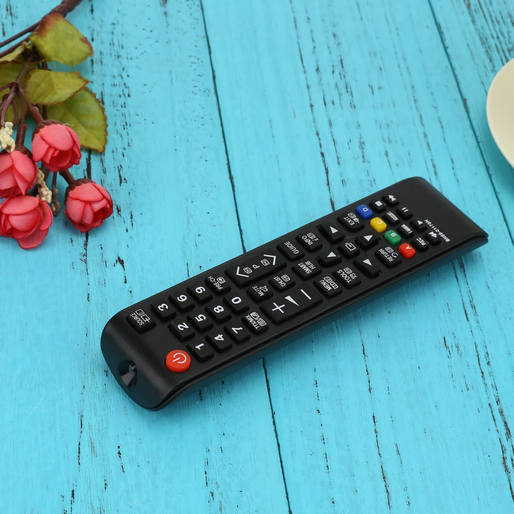 TV Remote Control Replacement TV Switch Multifunctional Remote Control Switch Black for Samsung BN59-01175N