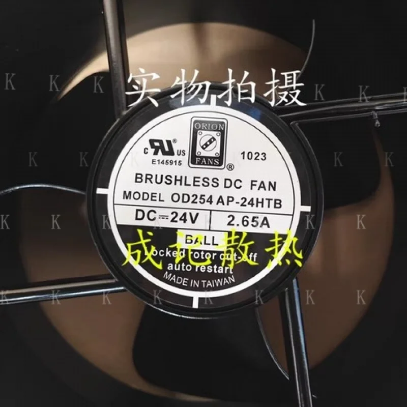 

C ДЛЯ ORION FANS OD254AP-24HTB DC 24 В 2,65 А 25489 Осевой вентилятор охлаждения