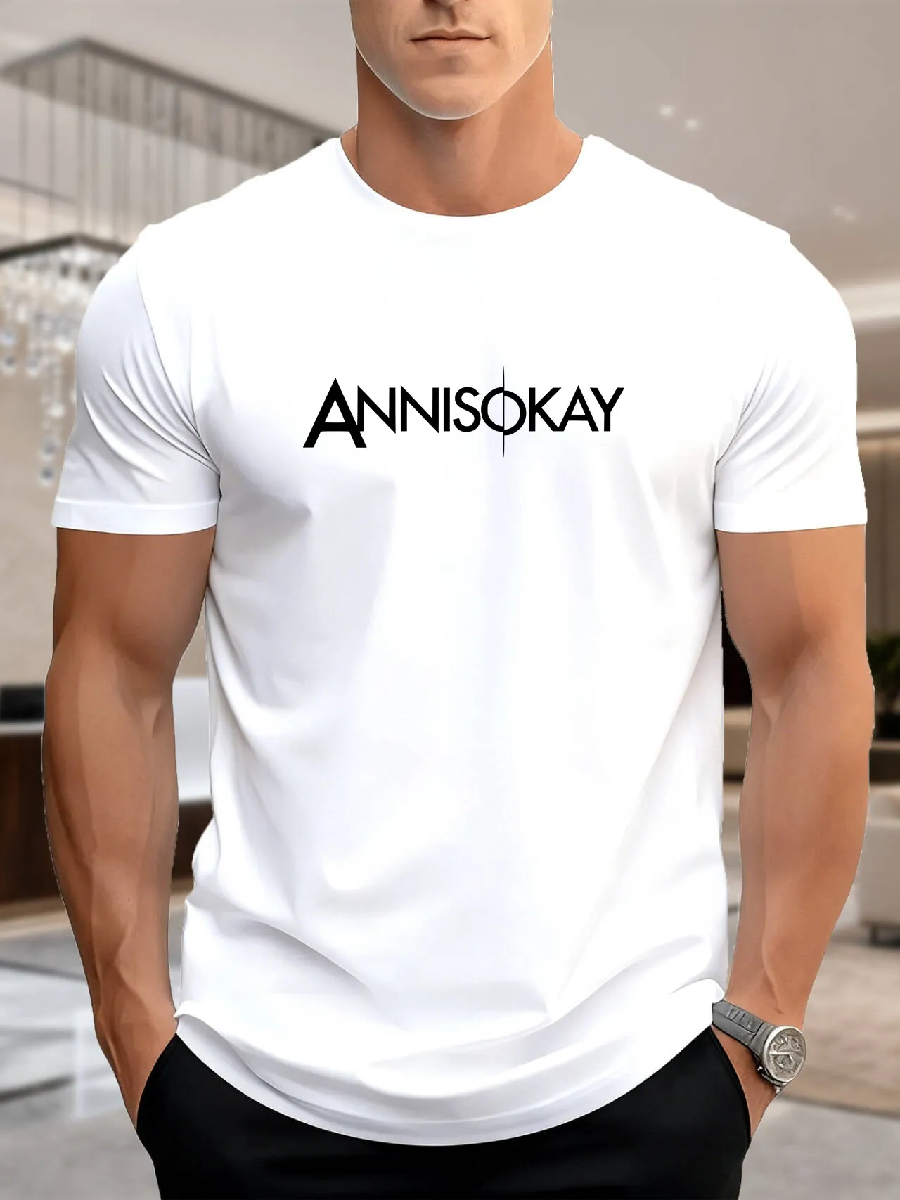 New Arrival Fashion Men's Printed Short Sleeve T-Shirt Surfing Beach Design 100% Cotton Comfortable Breathable Casual Summer Style