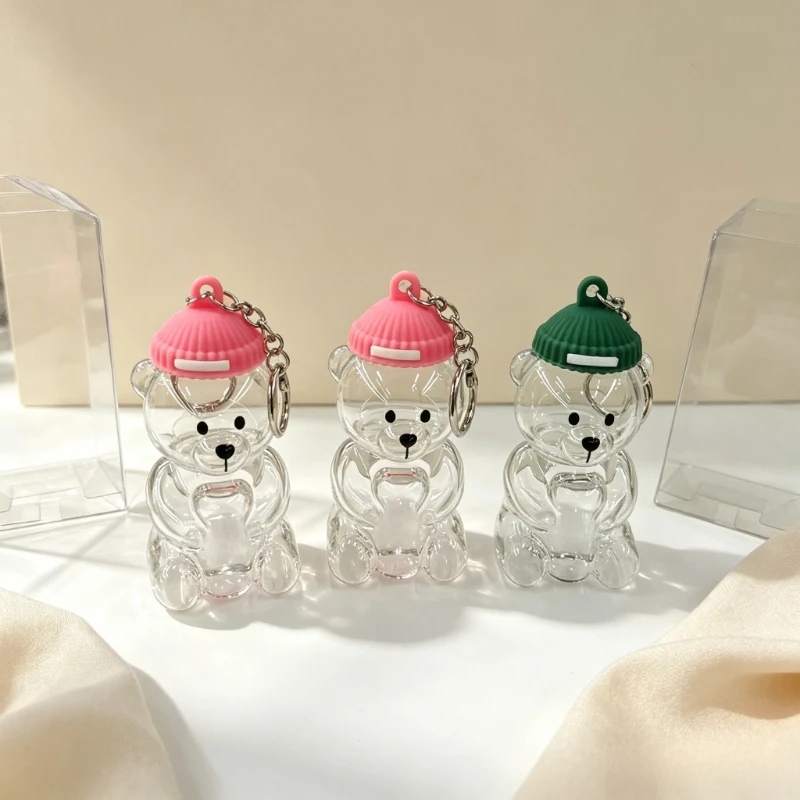 Multicolored Little Bear Straw Cup Keychain Pendant Daily Gifts Fast Shipping And Transportation