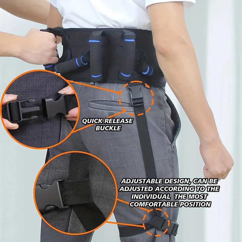 1Pc Patient Transfer Waist Assist Belt Assisted Walking Belt Walking Waist Traction Belt Medical Standing Assist Belt