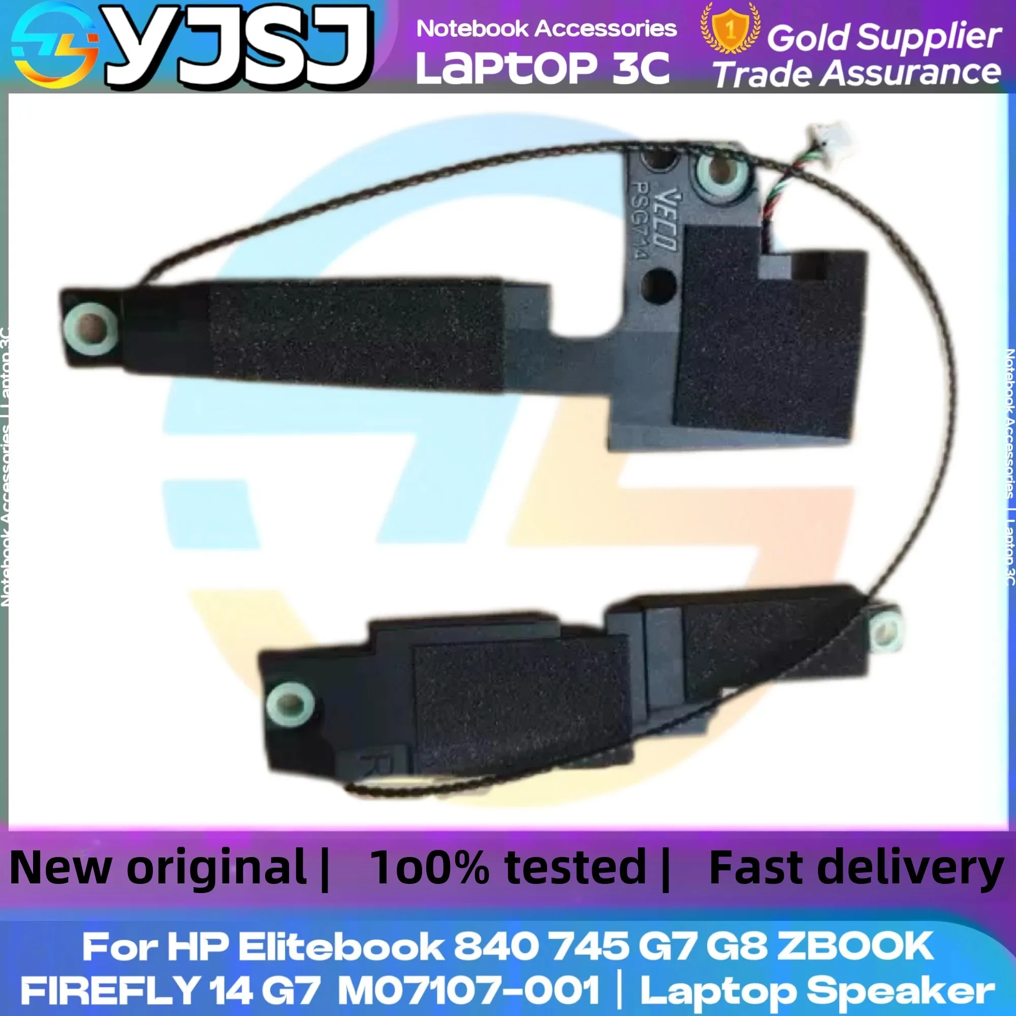 New Original Laptop Speaker For HP Elitebook 840 G7 745 G7 840 G8 ZBOOK FIREFLY 14 G7 built-in speaker horn audio M07107-001