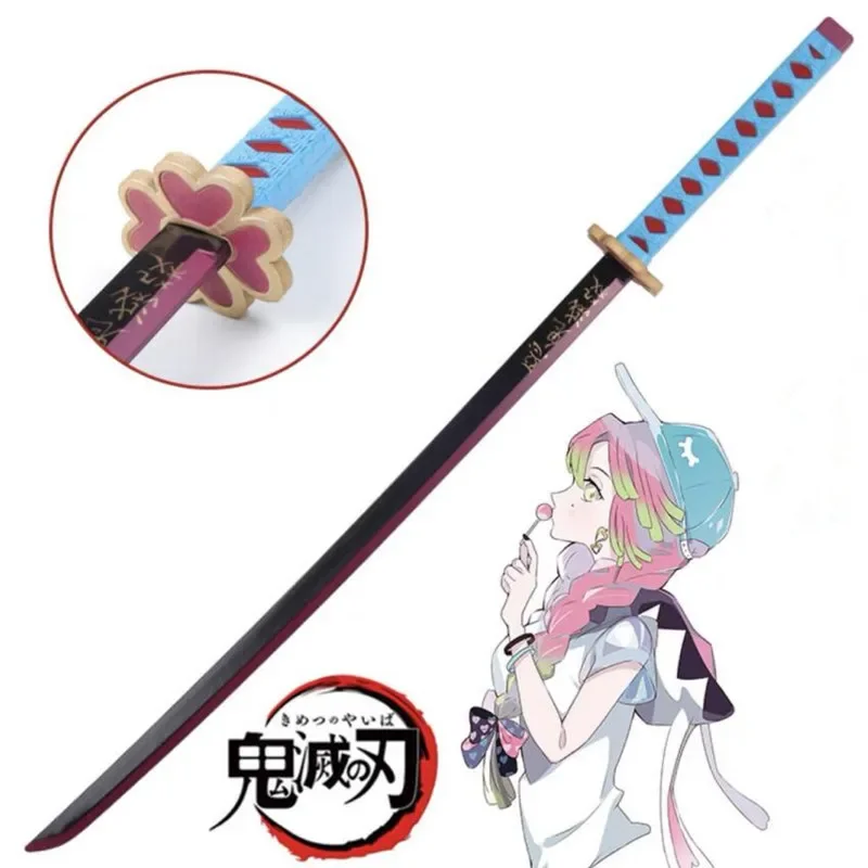 

1:1 Sword Weapon Kanroji Mitsuri Cosplay Sword Anime Ninja Knife PU toy 104cm