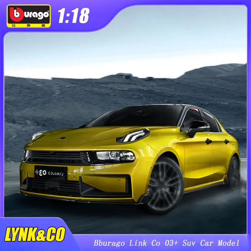 

1:18 Bburago Link Co 03+ Suv Car Model Edition Alloy Luxury Vehicle Diecast Model Ornaments Collection Toys Car Model Kids Gift