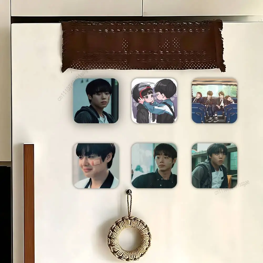 

K-drama W-Weak H-Hero Fridge Magnets, Decorative Refrigerator Magnets for Home Kitchen Decor, Strong Magnet Whiteboard Stickers