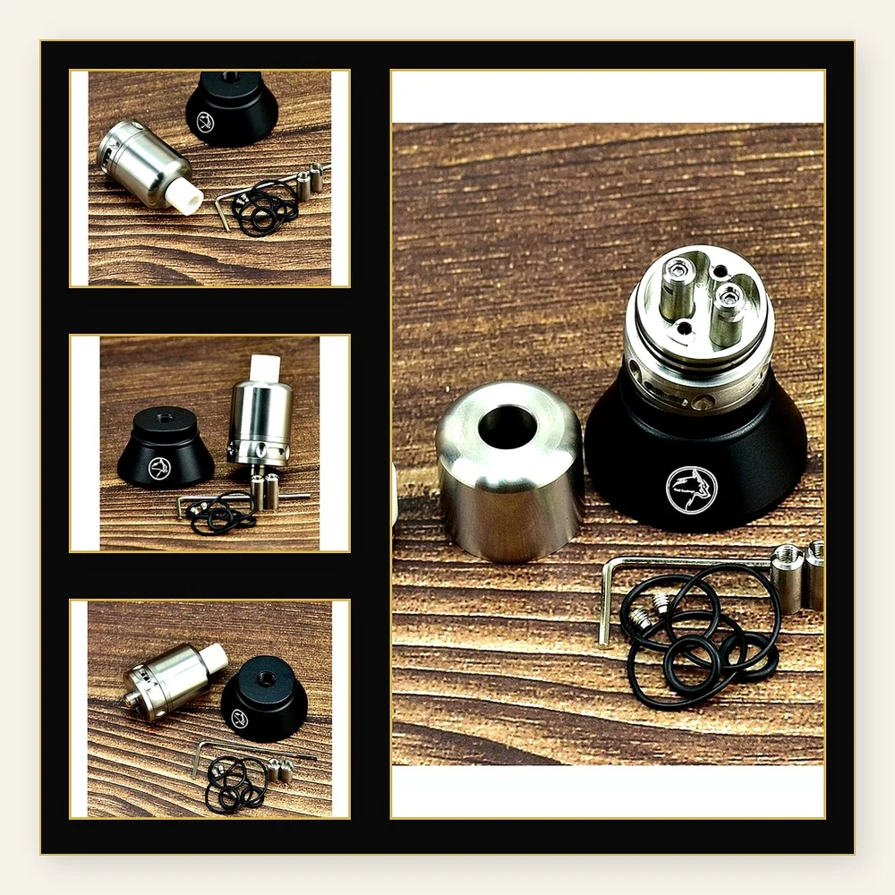 Wolfcool SnapDragon Style 22mm RDA Rebuildable Dripping Atomizer with Durable 316SS Build