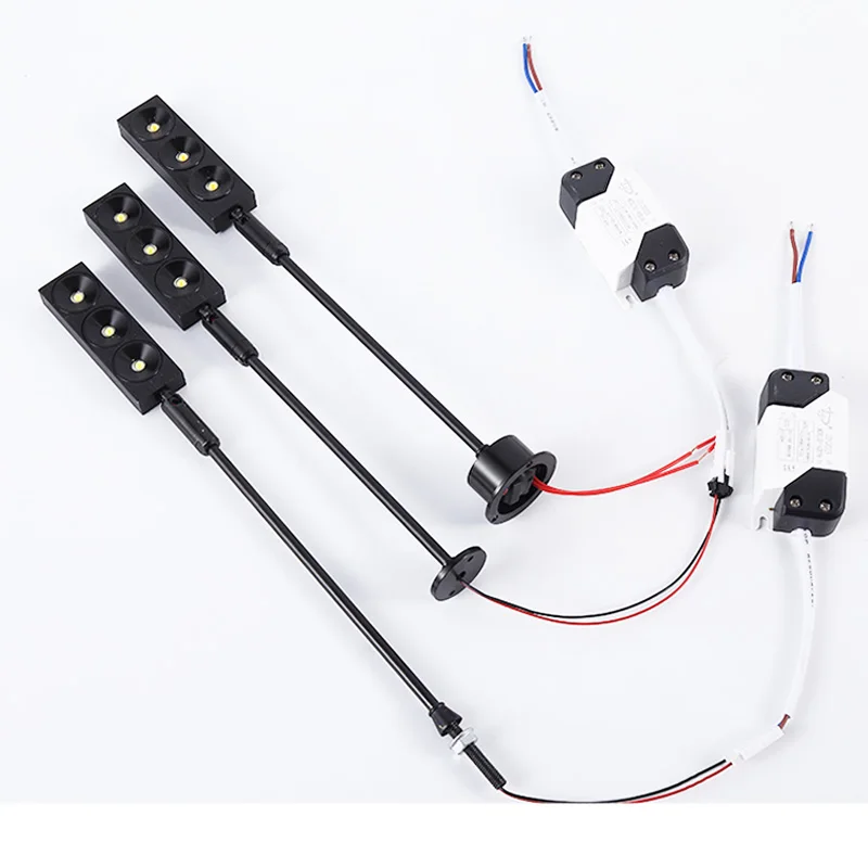 LED Showcase Light Dimmabel1W 2W 3W 220V Adjustable spotlights Exhibition DC12V Led Mini Jewelry Display Light For Diamond Store