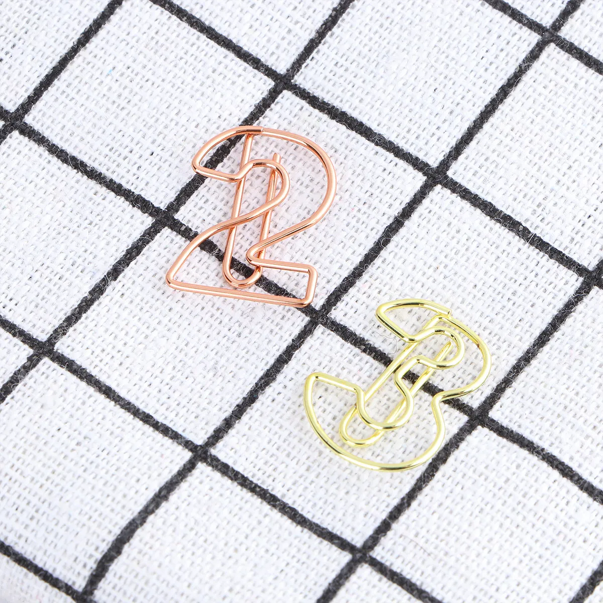 

10 шт. цифровых скрепок для бумаги, креативные принадлежности для школы, зажимы для закладок, устойчивые к деформации