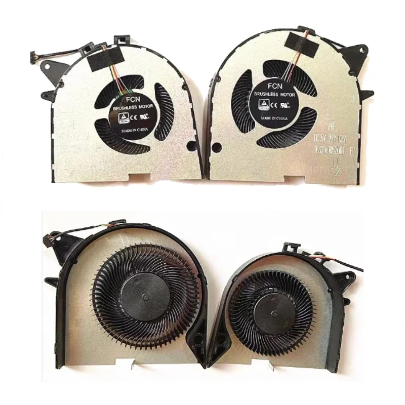 For Legion 81LE Y7000P Y530P Y540P Y545 2019 CPU FAN DFS501105PR0T GPU Cooler DFS200105200T FKTY DFS2001052Q0T Cooling 5V 0.5A