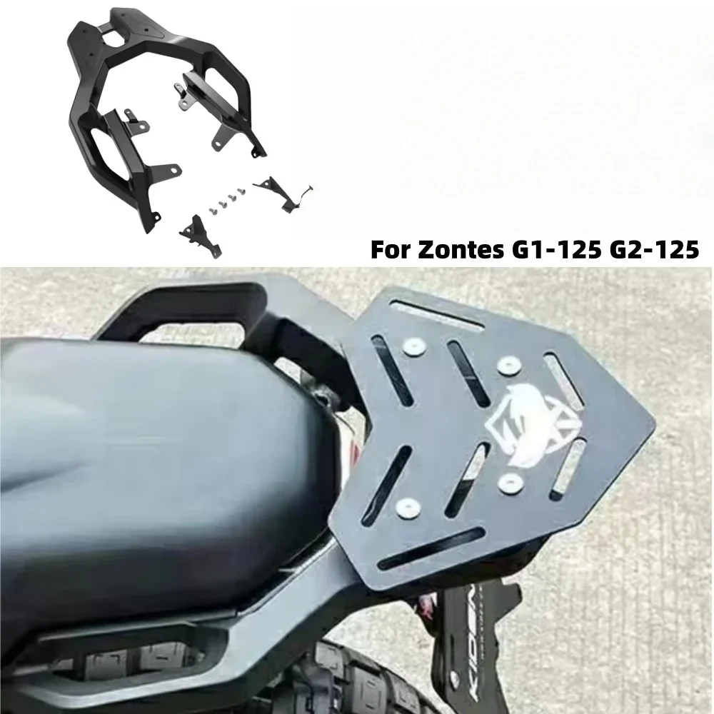 For Zontes G1-125 G2-125 Rear Seat Rack Bracket Luggage Carrier Zontes G1 125 G2 125 Cargo Shelf Support 125 G1 125 G2