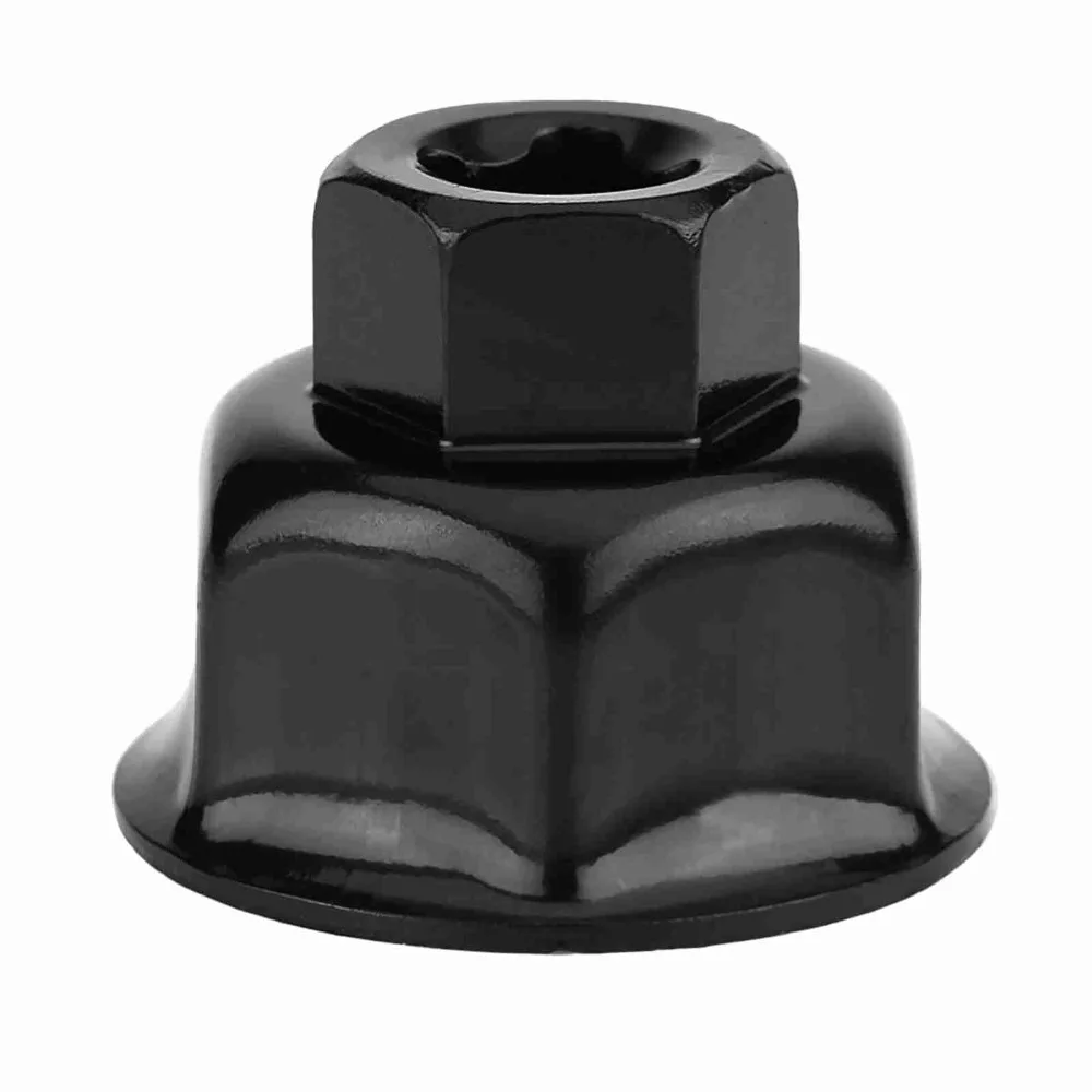 Durable 32mm Oil Filter Wrench 3/8 Inch Drive Aluminum Oil Filter Socket Cup Shape Oil Filter Wrench Socket Car Maintenance