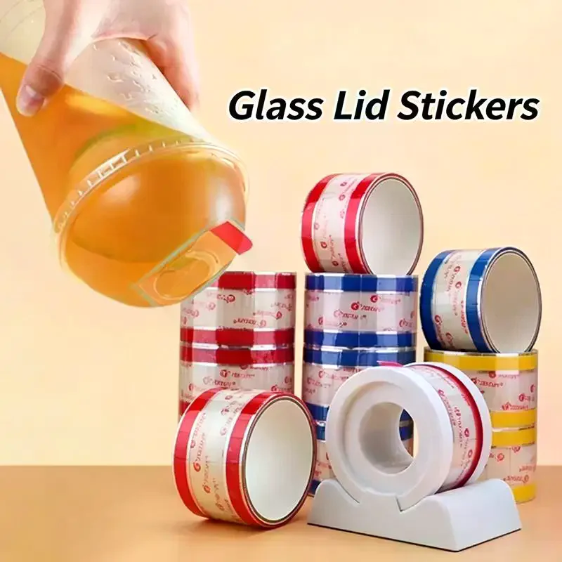 Individual Sticker Seals Bubble Tea Cup Sealing Stickers 360/460 Sheets Per Pack Preventing Spills And Ensuring A Tight Seal