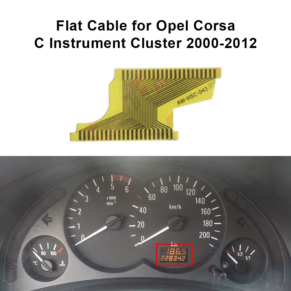 New Flat cable ribbon FOR Opel Combo Corsa Meriva Tigra Holden Chevrolet instrument cluster