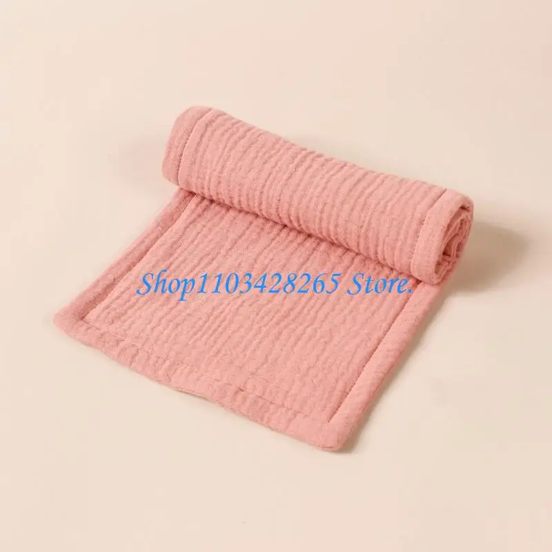 

G2TE Gentle Baby Washcloth Soft and Multifunctional Burping Cloth Breathable Teething Bib Comfortable Saliva Towel 6-Layer