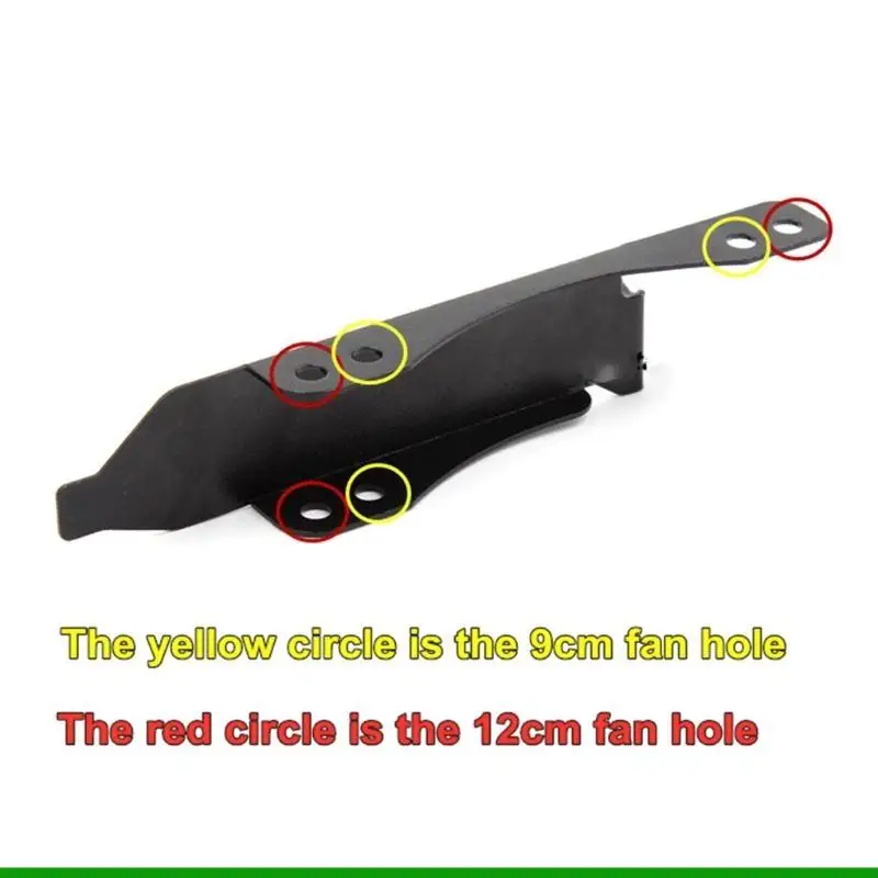 U55C Fan Mount Rack PCI Slot Bracket + Screw+ Connector for Video GPU Card Cooler