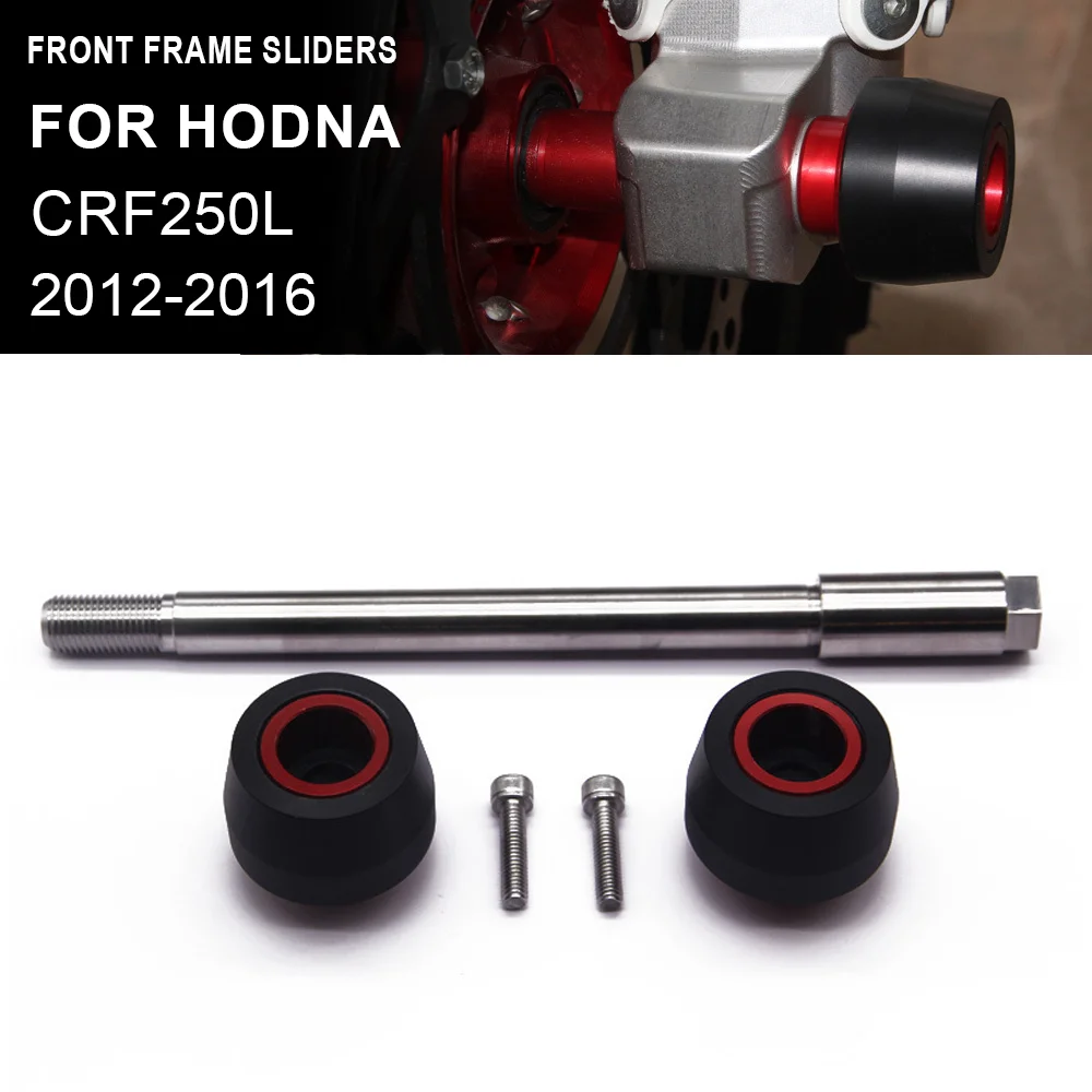 

Защитные слайдеры для передней вилки мотоцикла Honda CRF250L 2012-2016 годов, защита от падения колеса