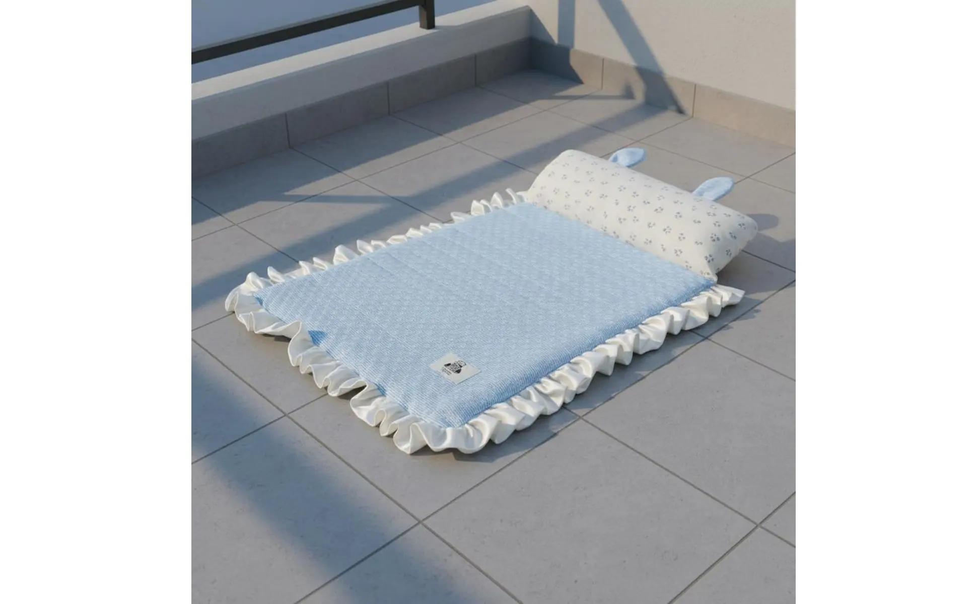 Dog Cooling Mat Cute Ear Pillow Feline Cooling Mat Summer Pet Cushion Soft Breathable for Small Dogs, Hot Weather Dog Cooling Mat Cute Ear Pillow Feline Cooling Mat Summer Pet Cushion Soft Breathable for Small Dogs, Hot Weather