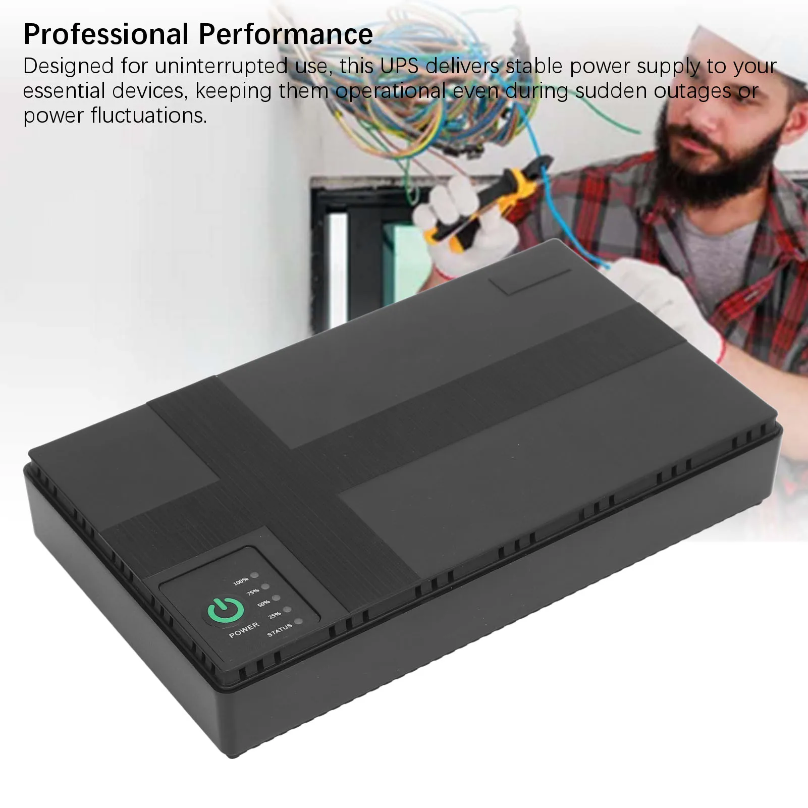 بطارية احتياطية UPS بطارية احتياطية UPS UPS بطارية احتياطية 20000mah مصدر طاقة غير منقطع لمشغلات كاميرا جهاز التوجيه MP3 MP4