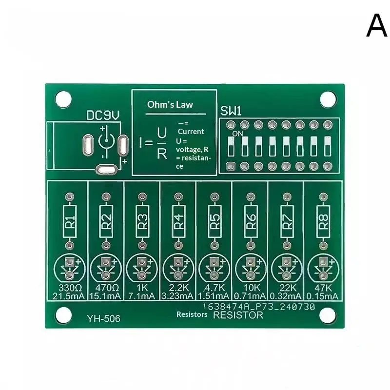 Electronic Soldering Kit LED Light Current Test  DIY Practice Board HandsOn Training for School Science Lab Electronic Projects