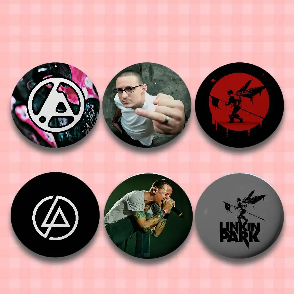 H-Linkin Band Park-S Badge Pins For Friend, Backpack, Clothing, Collectible Accessories, Jewelry Gift