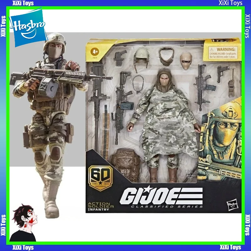 

In Stock Hasbro G.I. Joe Classified Series 60th Anniversary Action Soldier Infantry Action Figure Original Toys Model Gifts