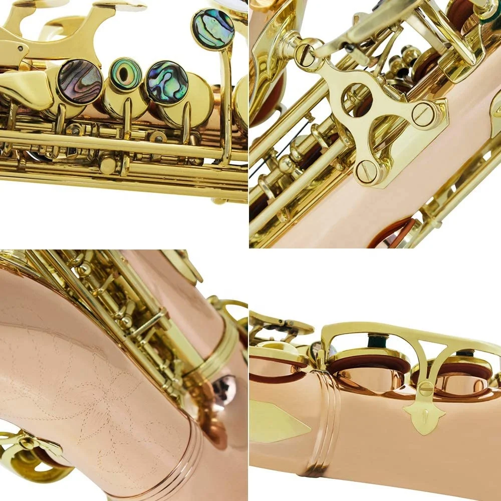 

Professional Soprano Saxophone JYSS100PC BB Tone Brass Curve Bell Foldable Adjustable Woodwind With Waterproof Case Sale