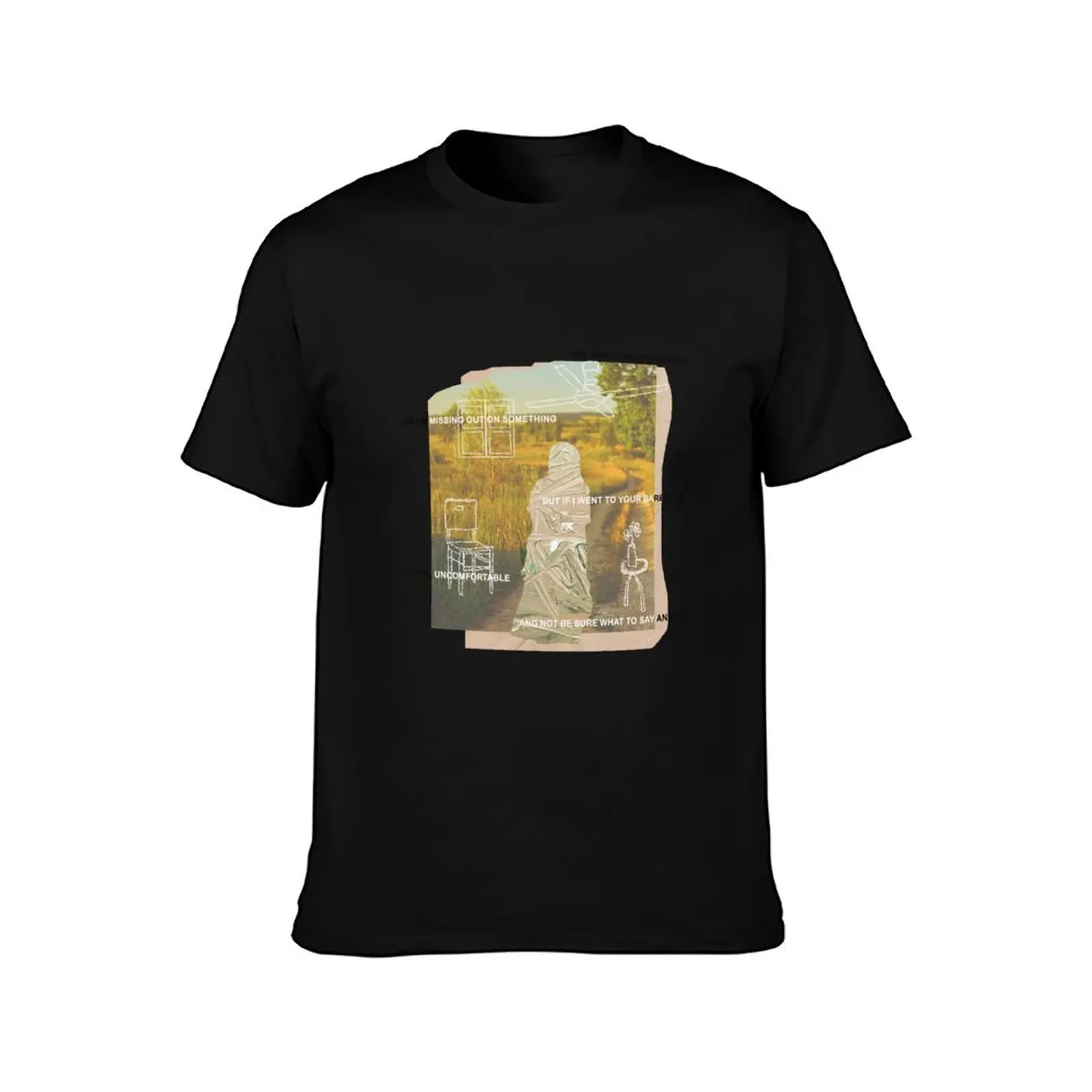 i do this all the time // collage art T-Shirt t shirts for man graphic vintage cotton t shirts high quality T-Shirt