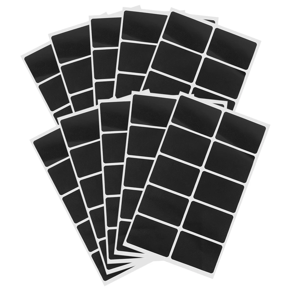 

200pcs Stickers PVC Chalk Labels for Jars Bottles Rewritable Erasable Adhesive Tags Folder Labels Containers Storage