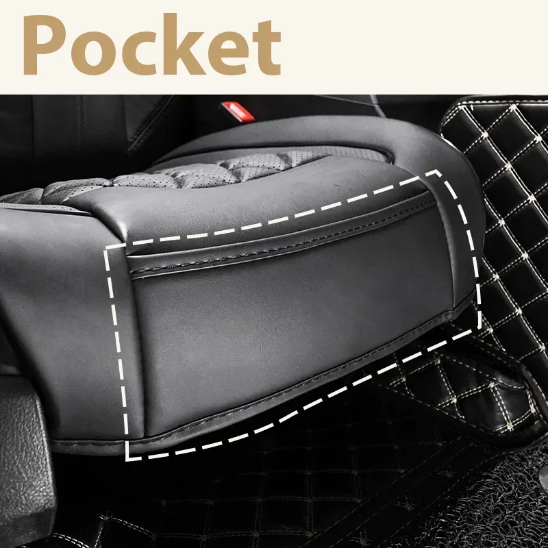 Universal Front Car Seat Covers PU Leather Interior Automobiles Seats Cover Auto Seat-Cover Protector Chair Pads Accessories